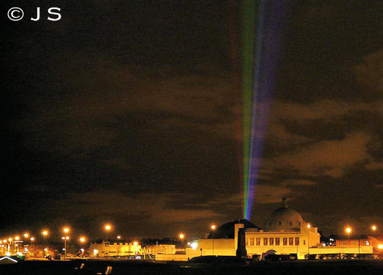 Laser over the Spanish City