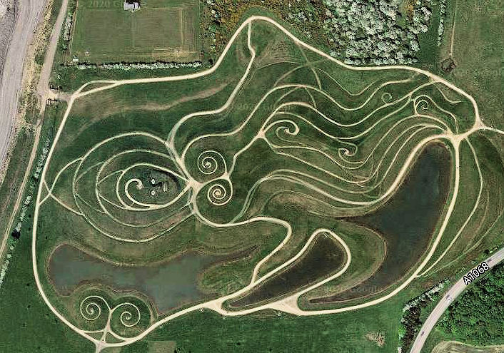 Northumberlandia (Google Earth)