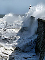 Wave over pier 2