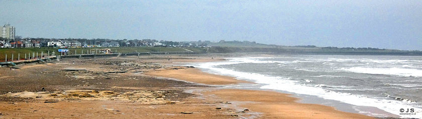 Whitley beach from south end