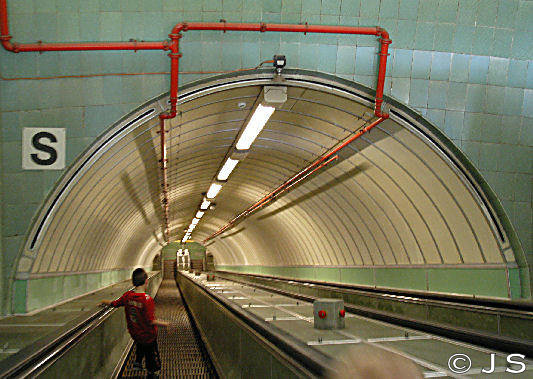 South escalator