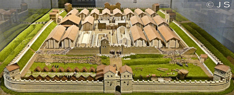 Arbeia Roman Fort model
