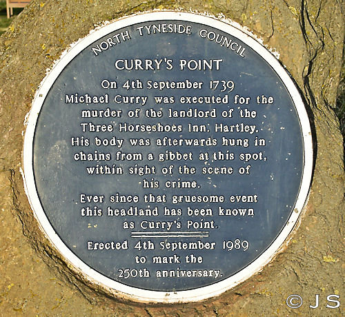 Curry's plaque