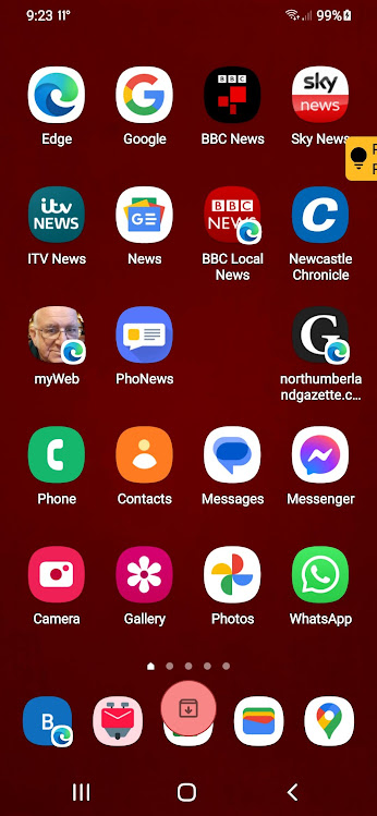 Android home page