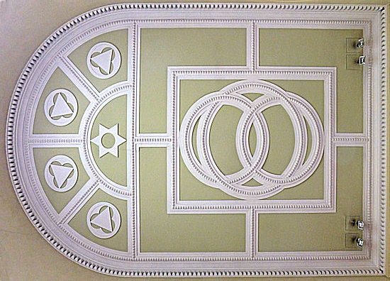 Chancel ceiling