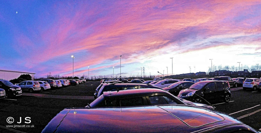 Sunset at Boundary Mills