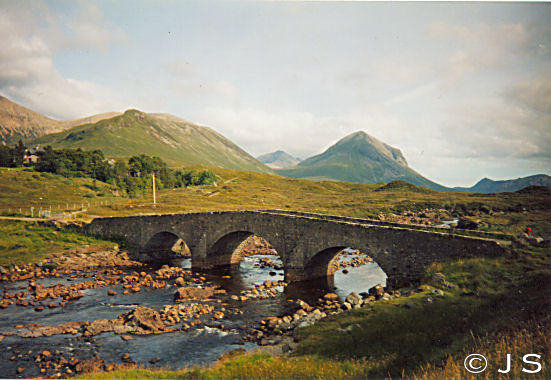 Sligachan Bridge and The Coolins
