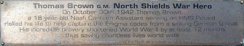 Thomas Brown plaque