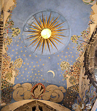 The ceiling